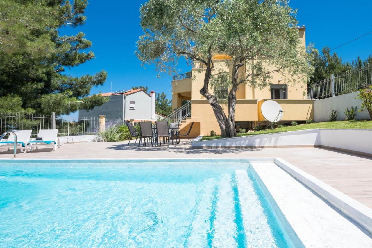 Louloudis Pool Villa Skala Rachoni  Extérieur photo