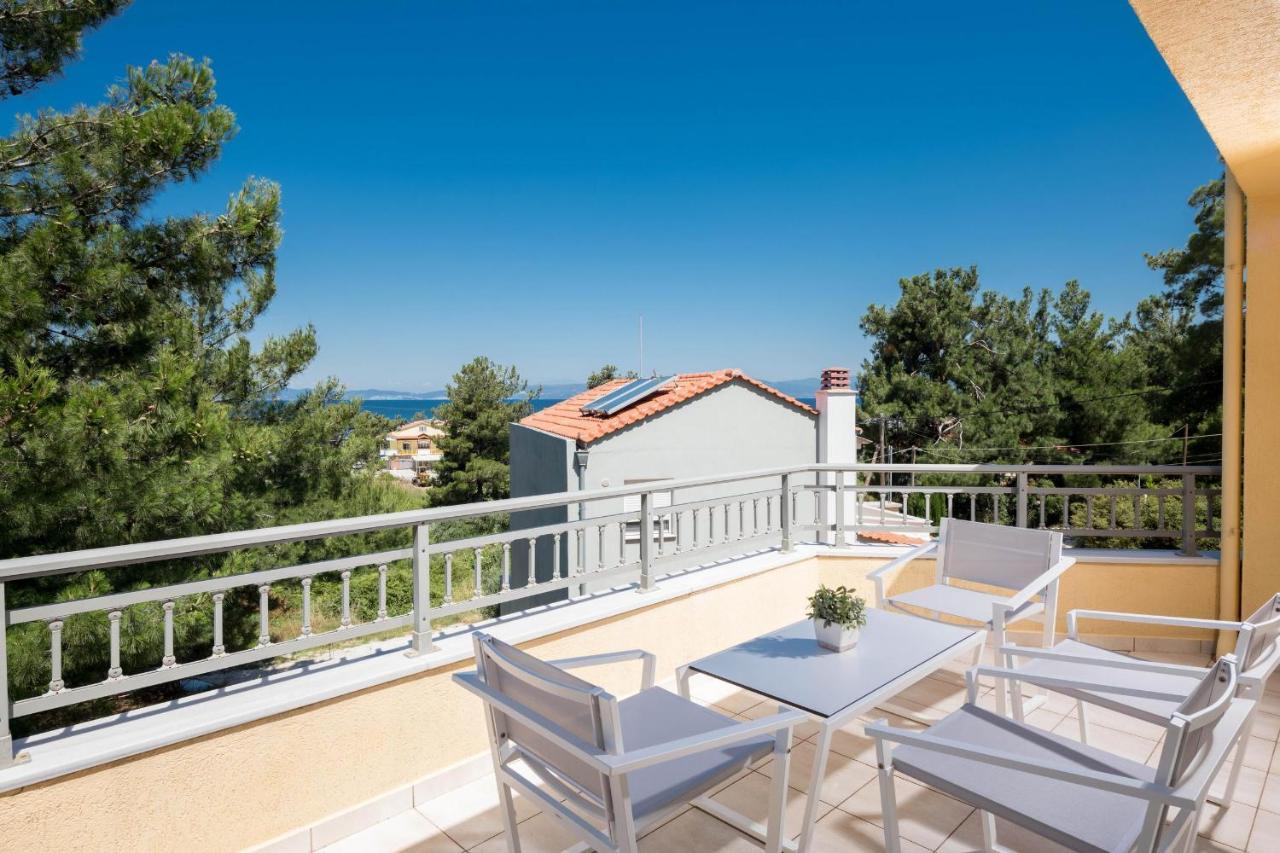 Louloudis Pool Villa Skala Rachoni  Extérieur photo