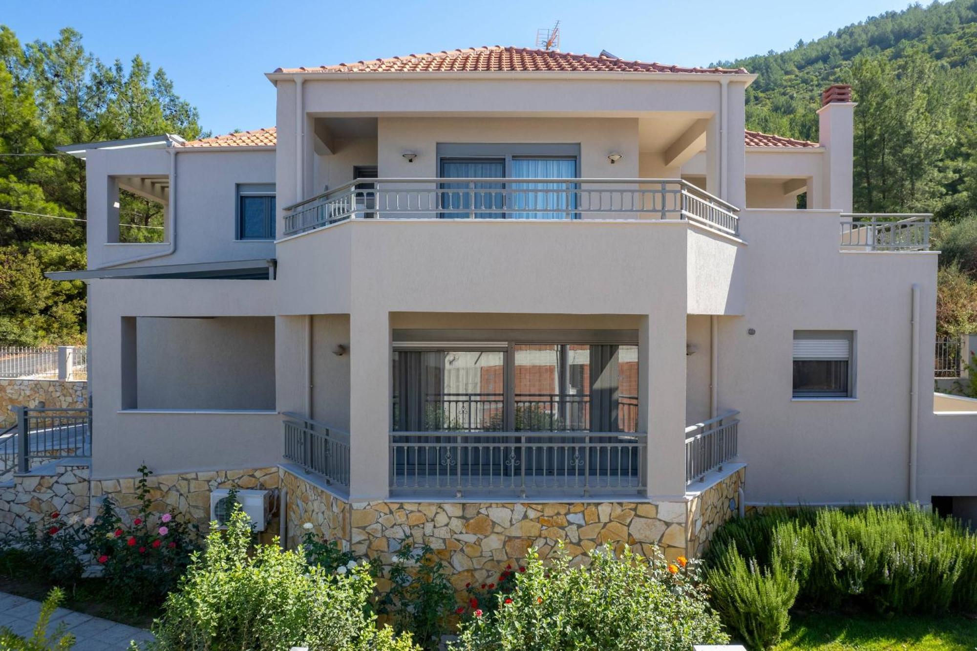 Louloudis Pool Villa Skala Rachoni  Extérieur photo