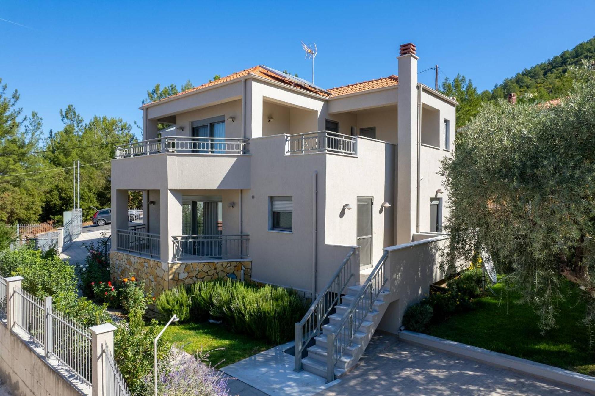 Louloudis Pool Villa Skala Rachoni  Extérieur photo
